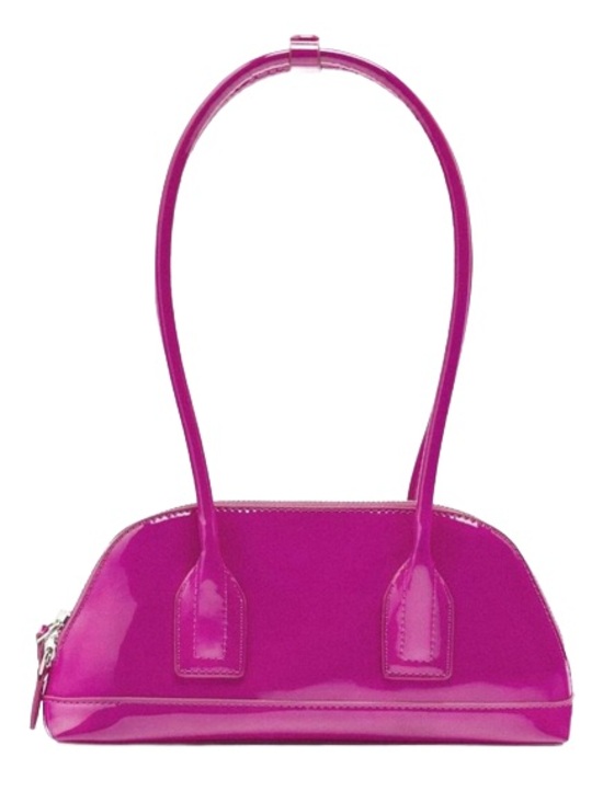 Zara Handbags - Zara NWOT Fuchsia Patent Shoulder Bag
